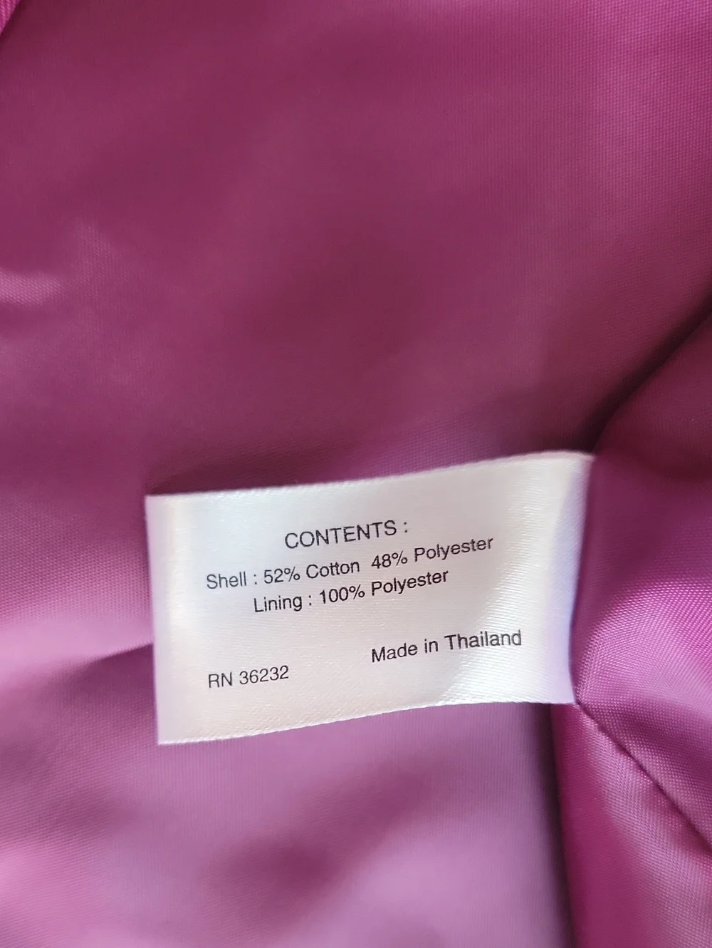 Gallery Magenta Short Overcoat Womens Size MP - NWT